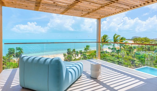 Villa, 5 habitaciones, frente a la playa (Long Bay)
