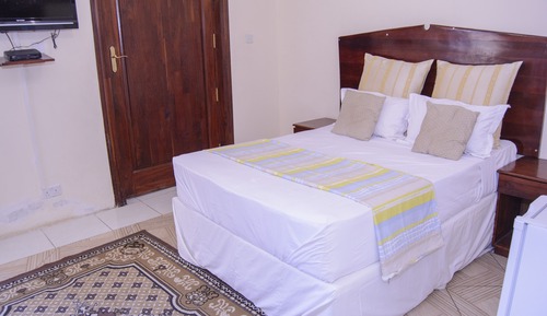 Habitación familiar, 2 camas dobles, accesible para personas con discapacidad, no fumadores