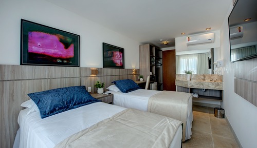 Habitación triple Deluxe, vistas al mar