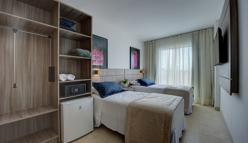 Habitación Deluxe con 1 cama doble o 2 individuales, vistas al mar