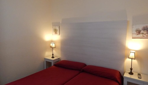 Habitación con 1 cama doble o 2 individuales, baño privado