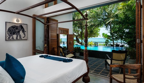 Villa Premium, 1 cama de matrimonio grande, piscina privada, vistas al mar