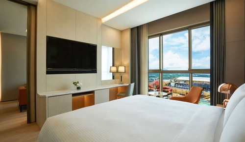 Suite junior, bañera (Sky pool + Water park for 2)