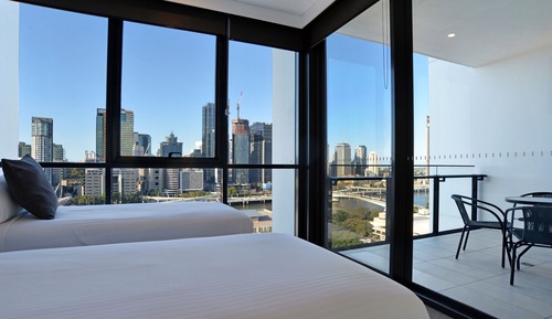 Apartamento, 2 habitaciones, vistas a la ciudad