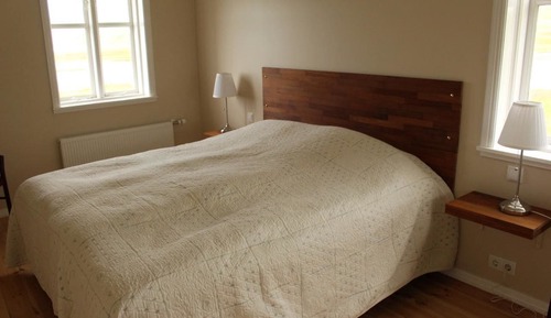 Habitación con 1 cama doble o 2 individuales, baño privado, vistas a la montaña