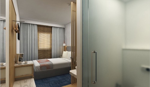 Habitación, 1 cama de matrimonio, accesible para personas con discapacidad
