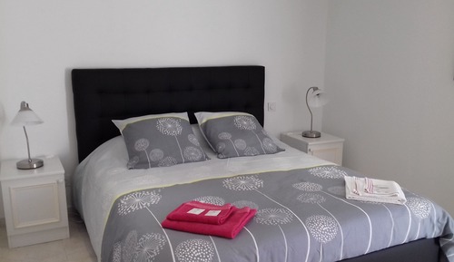 Habitación Confort doble, 1 cama de matrimonio, terraza (Pinède)