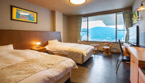 Habitación con 2 camas individuales (TOBISHIMAKAN, Mountain-side)