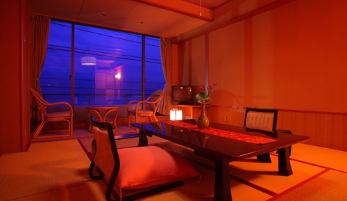 Habitación cuádruple tradicional, vistas al mar (Japanese-Style)