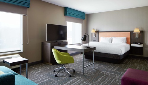 Suite estudio Deluxe, 1 cama de matrimonio grande con sofá cama