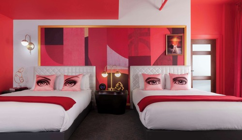 Habitación, 2 camas de matrimonio
