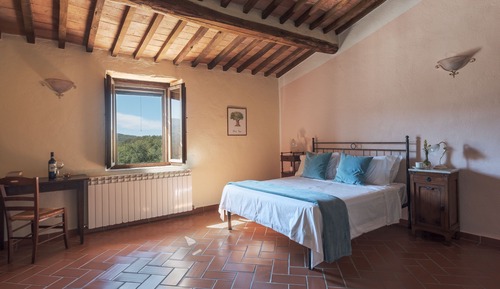 Habitación clásica doble, 1 cama de matrimonio, baño privado, vistas a la colina