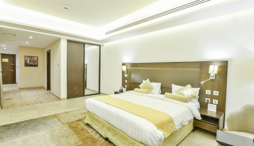 Estudio clásico, 1 cama de matrimonio grande, accesible para personas con discapacidad, no fumadores