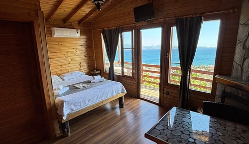 Bungalow, 1 cama doble, vistas al mar