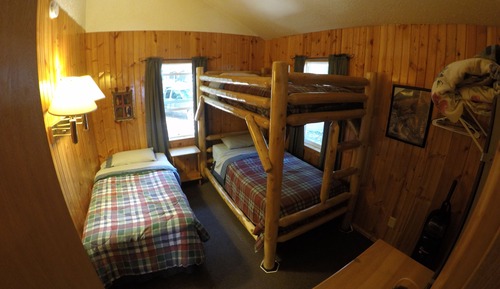 Cabaña, 2 habitaciones, chimenea, vistas al lago (Oakwood)