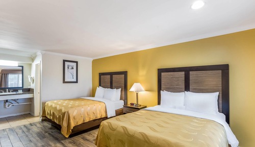 Habitación estándar, 2 camas de matrimonio, no fumadores (Roll-In Shower)