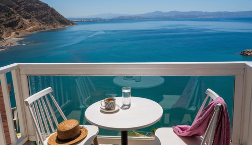 Habitación doble superior, balcón, vistas al mar