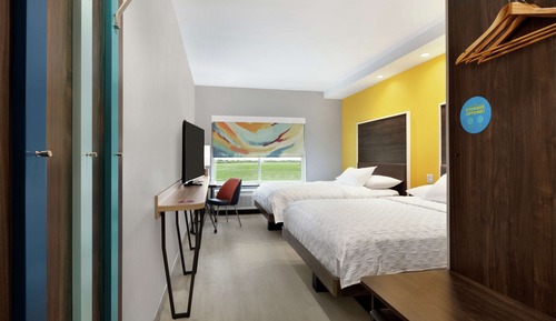 Habitación, 2 camas de matrimonio