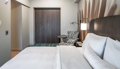Suite ejecutiva, 1 cama doble, no fumadores (Mobility/Hearing Access, Roll-in Shwr)