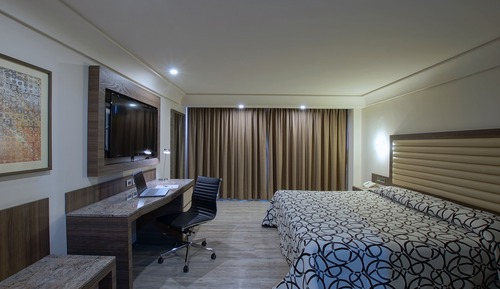Habitación Deluxe doble, 1 cama de matrimonio grande, no fumadores