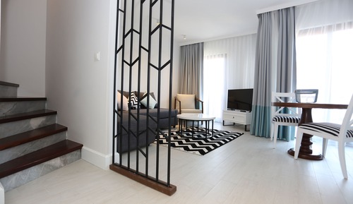 Dúplex, 2 habitaciones, vistas al jardín
