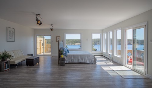 Estudio Deluxe, 1 cama de matrimonio grande, bañera de hidromasaje, vistas al mar