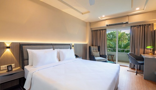 Habitación estándar, 1 cama de matrimonio grande, no fumadores, balcón