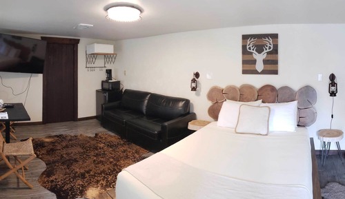 Habitación, 1 cama de matrimonio con sofá cama