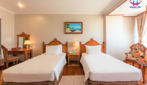 Habitación de lujo con 2 camas individuales, vistas al mar