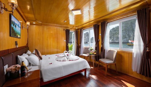 Suite, balcón, vistas al mar