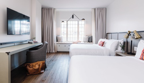 Habitación, varias camas, no fumadores, vistas a la ciudad