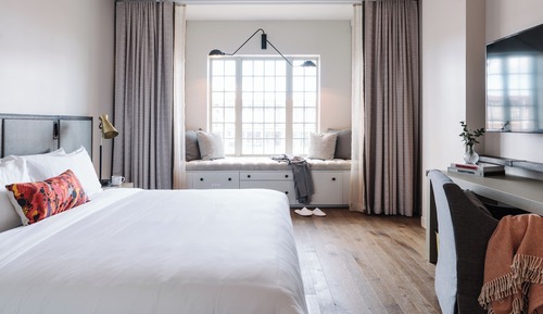 Habitación, 1 cama de matrimonio grande, no fumadores, vistas a la ciudad