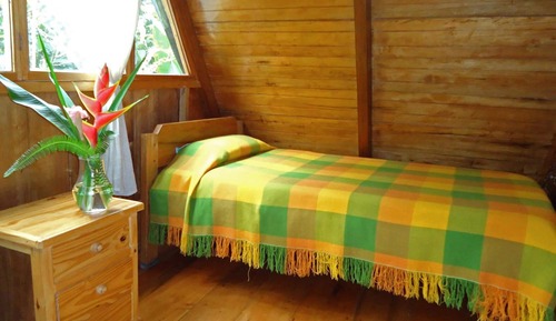 Habitación económica, 2 camas individuales, baño compartido