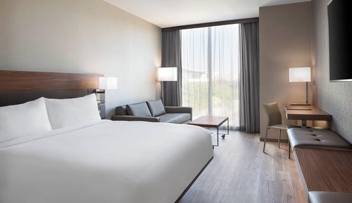Habitación, 1 cama de matrimonio grande con sofá cama