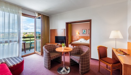 Apartamento junior, balcón