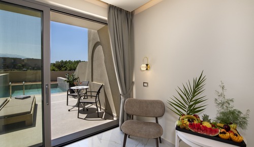Suite junior, piscina privada