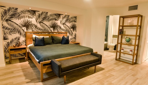 Suite de lujo, 1 habitación, 2 baños, vistas parciales al mar (Casa Azul)