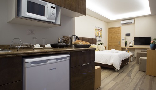 Estudio, 1 cama doble o 2 individuales