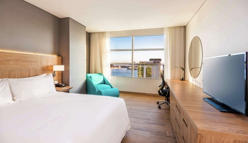 Habitación, 1 cama de matrimonio grande, vistas al mar