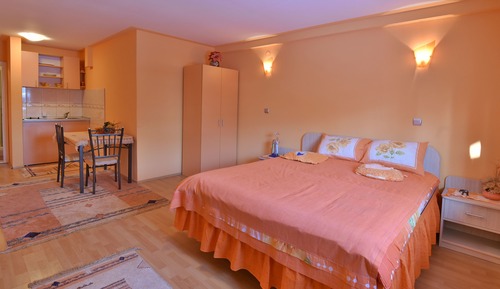 Estudio Deluxe, 1 cama de matrimonio grande, baño privado