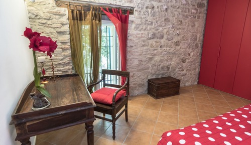 Suite romántica, 1 cama de matrimonio, cocina, vistas al patio (Torchio)
