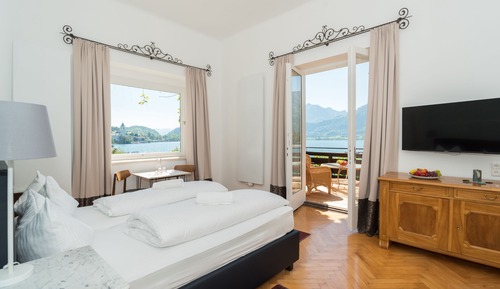Apartamento panorámico, balcón, vistas al lago (Apt Villa)