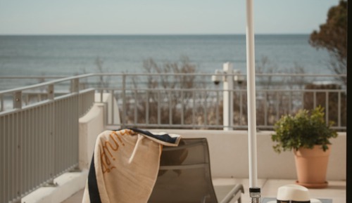 Habitación doble, terraza, vistas al mar