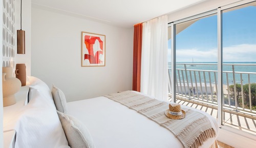 Suite, balcón, vistas al mar