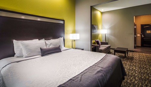 Suite, 1 cama de matrimonio grande, accesible para personas con discapacidad (with Single Sofabed)