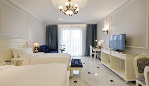 Habitación Premium con 2 camas individuales, vistas al jardín (Deluxe)