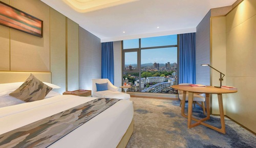 Habitación Deluxe, 1 cama de matrimonio grande, no fumadores, vistas a la ciudad