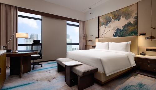 Habitación Deluxe, 1 cama de matrimonio, no fumadores, vistas a la ciudad