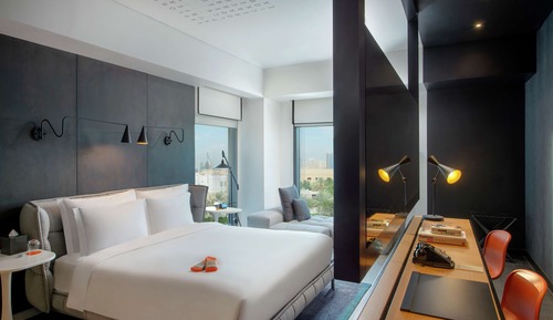 Habitación Premium, 1 cama de matrimonio grande, vistas a la ciudad