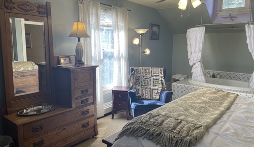 Habitación romántica, 1 cama de matrimonio, no fumadores, bañera de hidromasaje